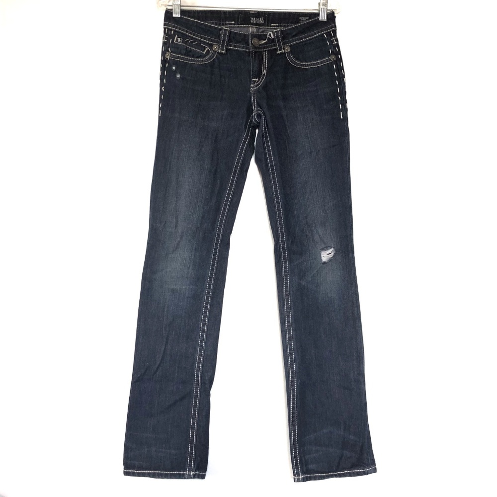 Mek Denim Edinburgh Straight Jeans Long Buckle 26